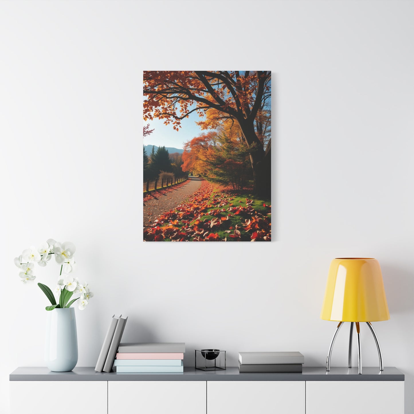 Golden Foliage Reverie Wall Art & Canvas Print