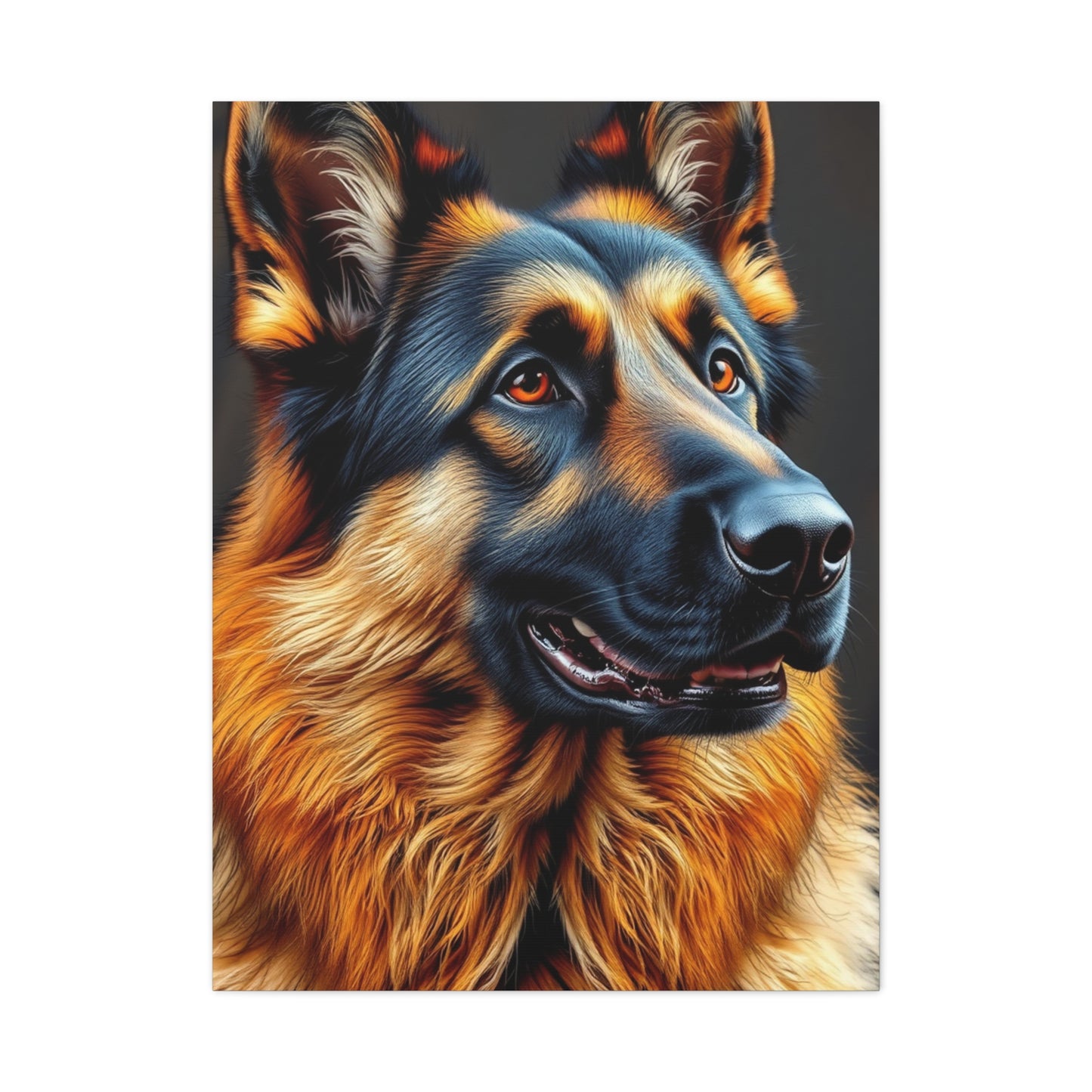 Masterpiece German Shepherd Art Vision Wall Art & Canvas Print