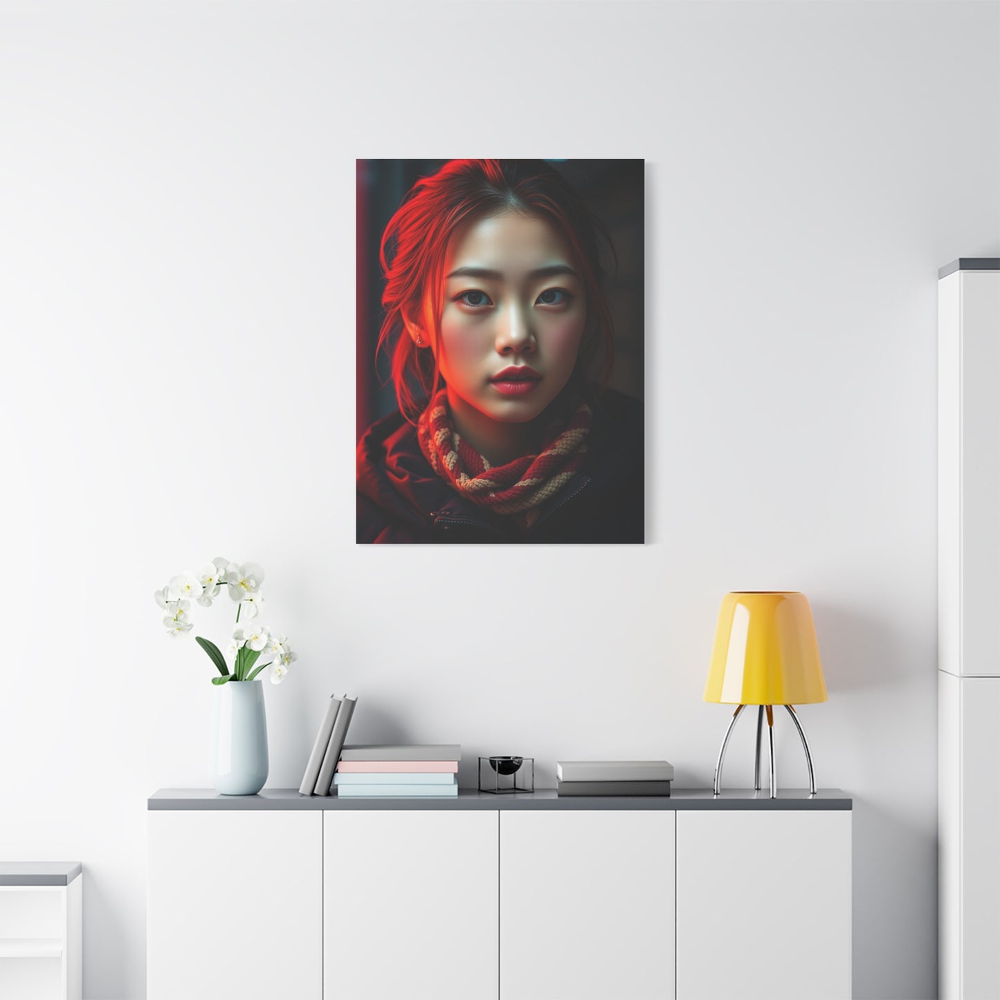 Carmine Elegance Piece Wall Art & Canvas Print