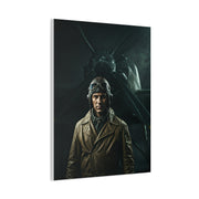 Wartime Pilot Portrait Wall Art & Canvas Prints