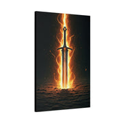 Blade of Eternal Flame Wall Art & Canvas Print