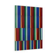 Offset Geometric Color-Field Wall Art & Canvas Print