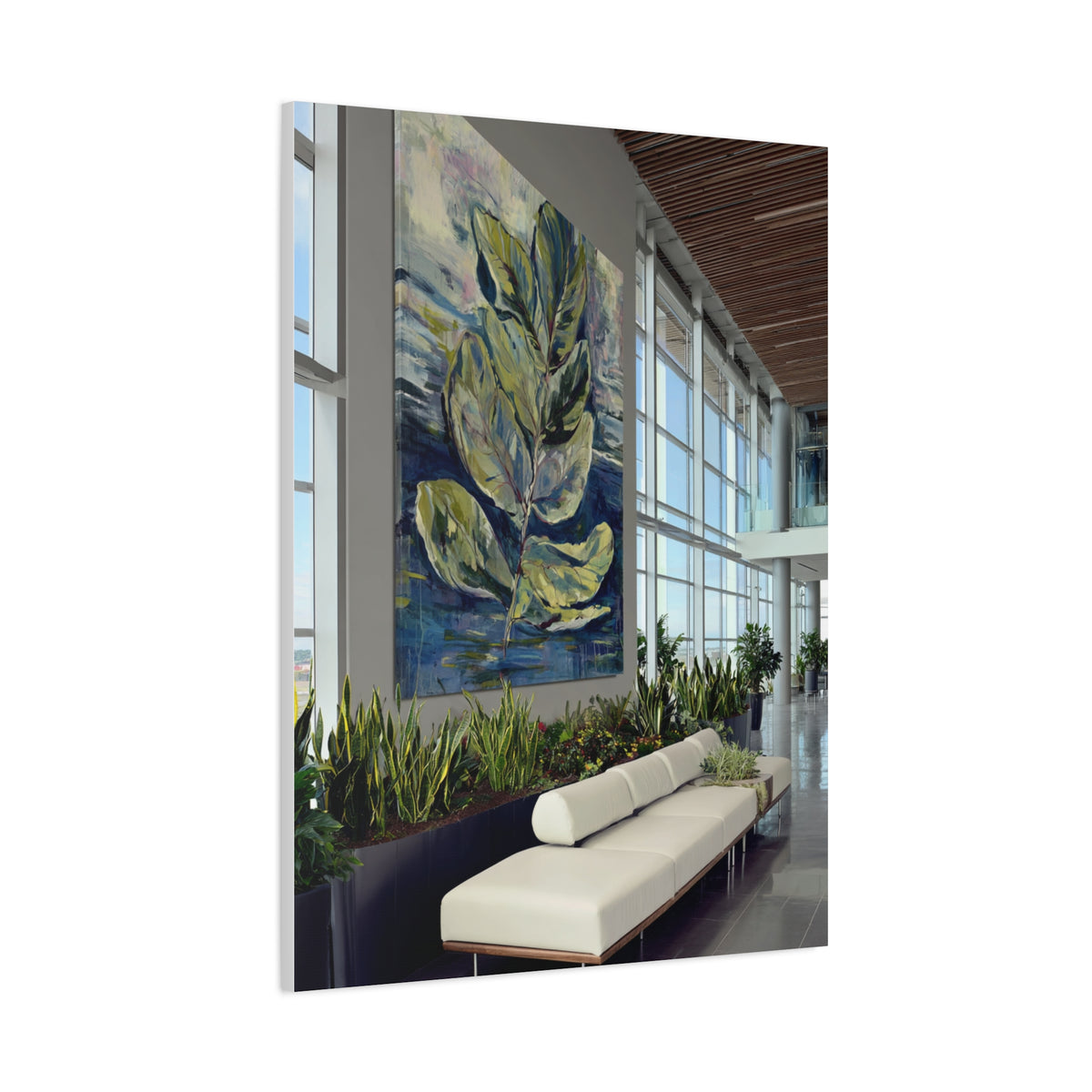 Botanical Biophilic Corporate Reception Wall Art & Canvas Print