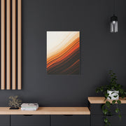 Flowing Amber Gradient Abstract Wall Art & Canvas Prints