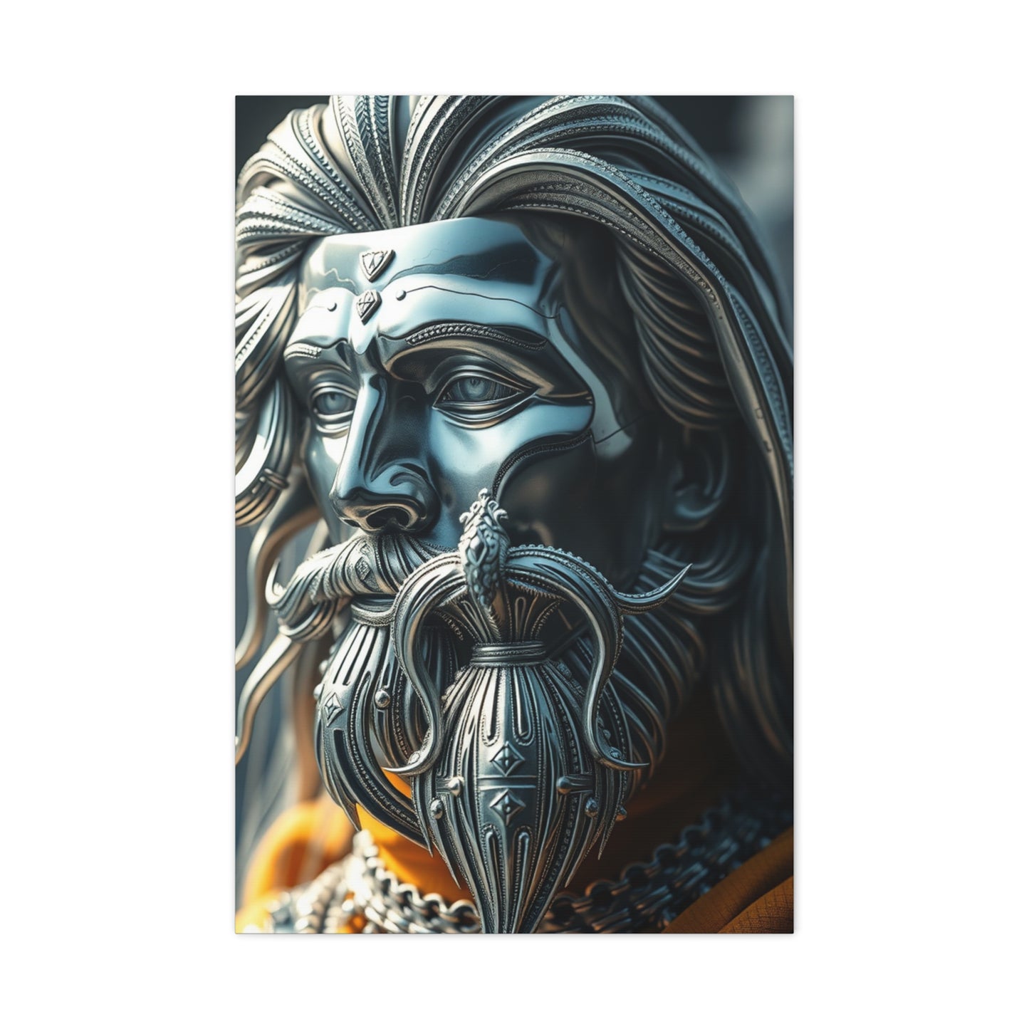 Gilded Greyscape Masterpiece wall art & canvas print