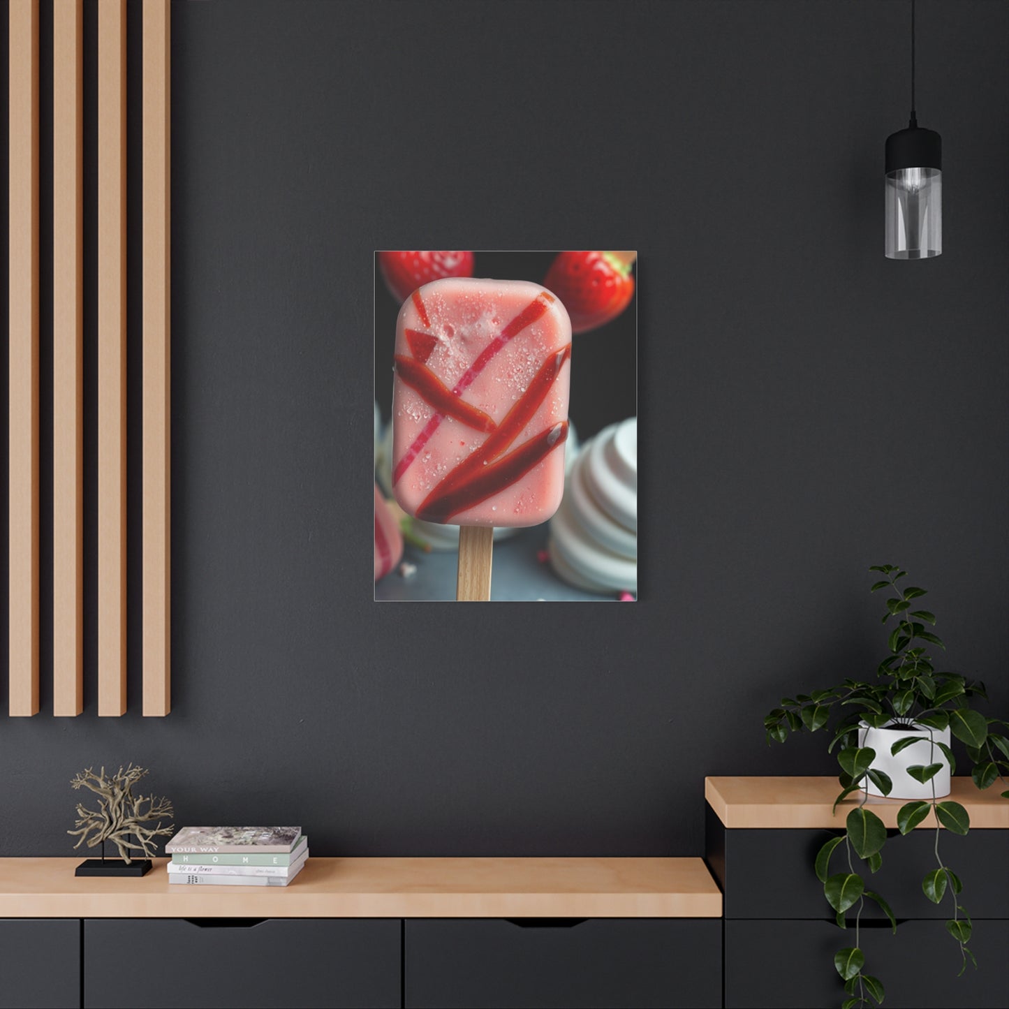 Ice Cream & Popsicle Art Luxury Canvas Wall Art & Canvas Print
