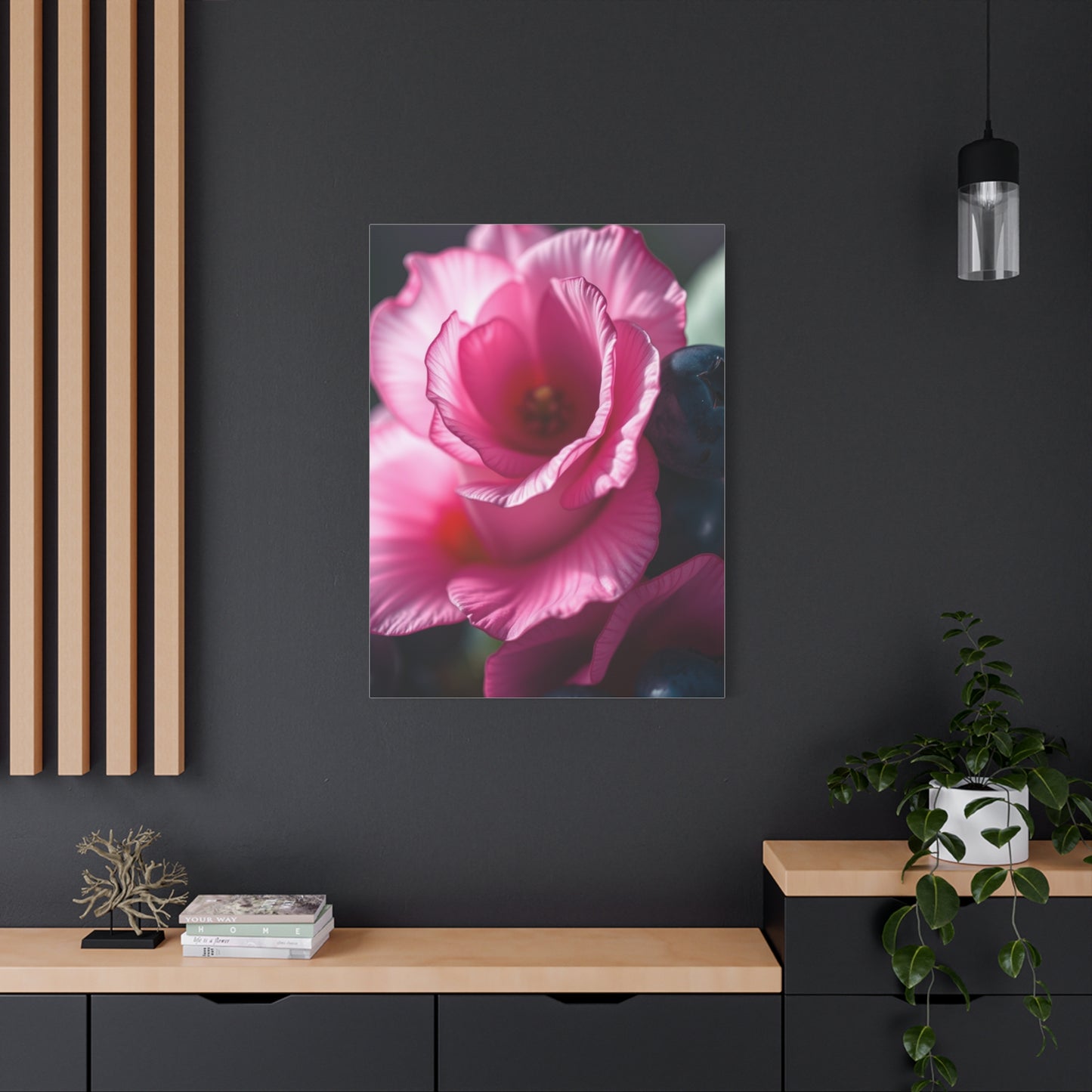 Elite Blush and Blueberry Art Vision Wall Art & Canvas Print