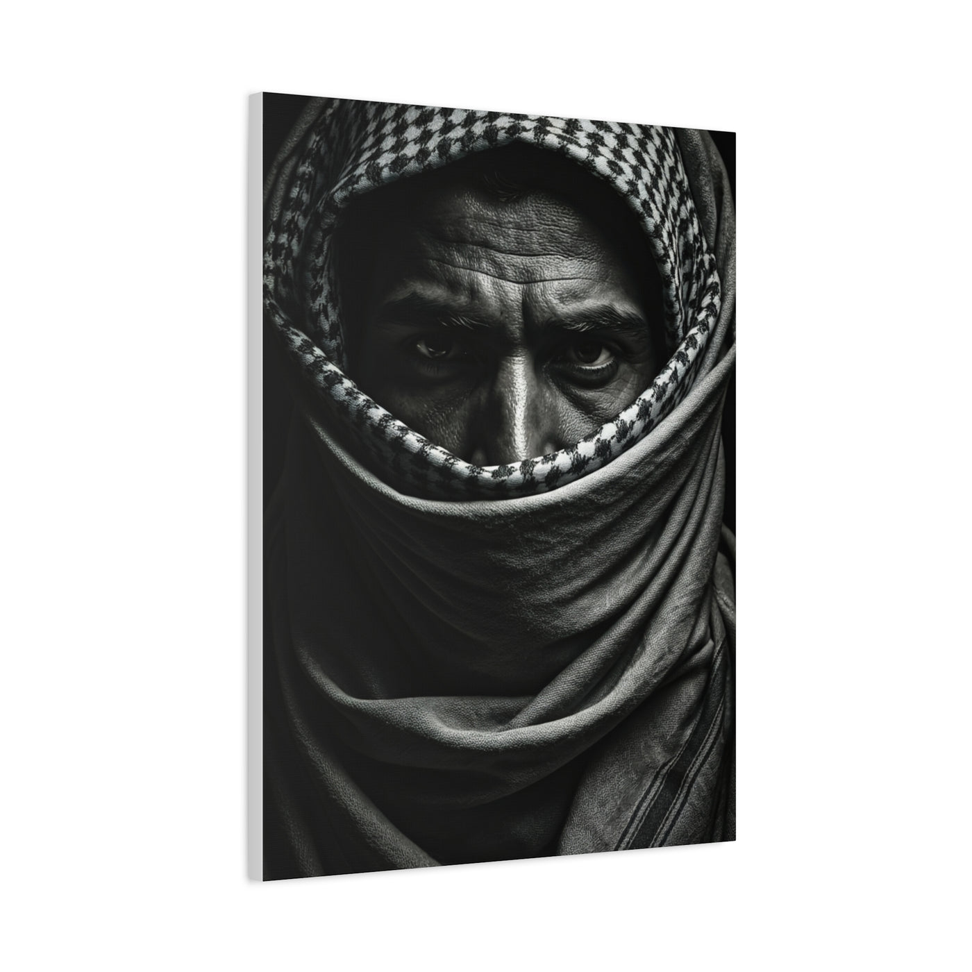 Eyes of Endurance Black & White Portrait Wall Art & Canvas Prints