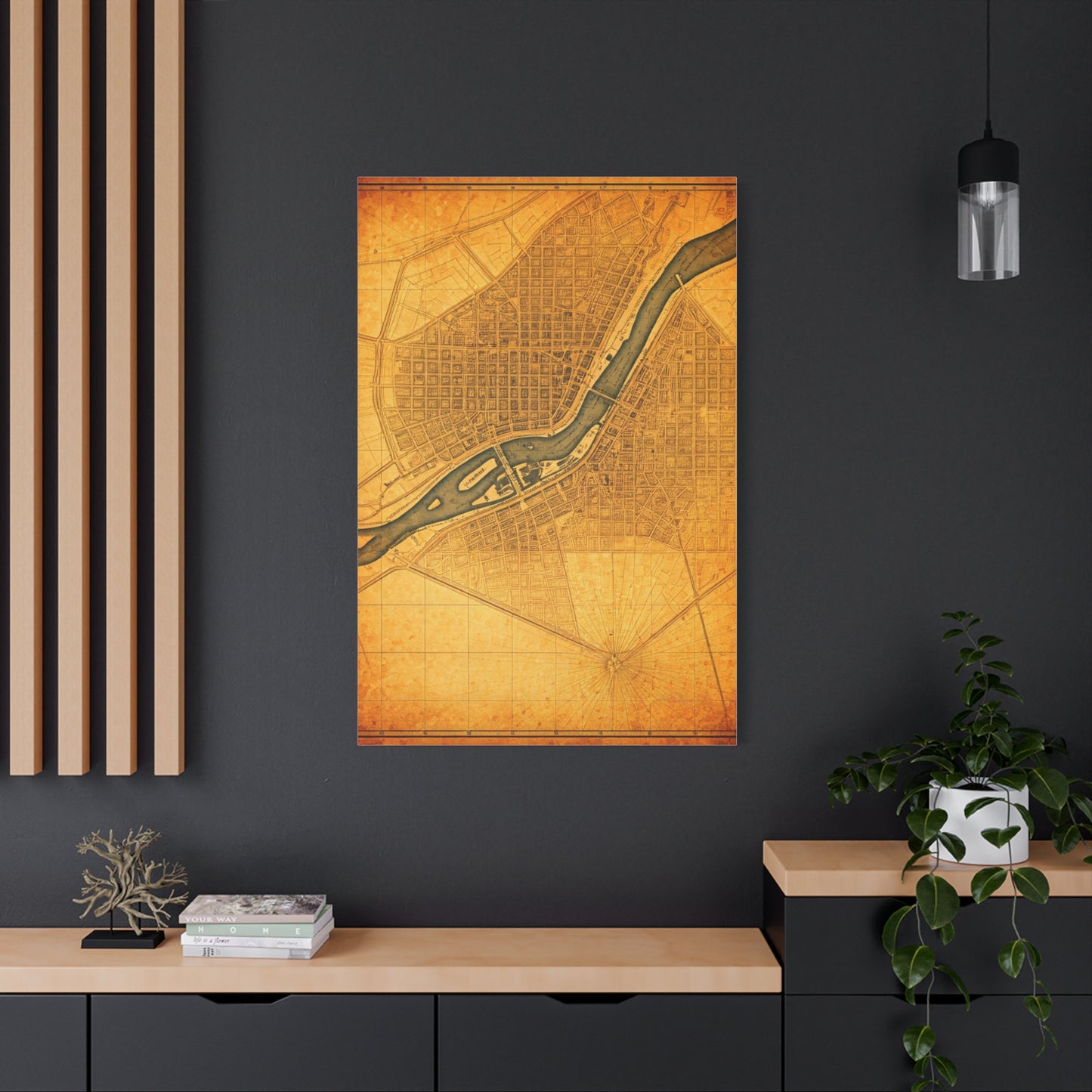 United Kingdom Vintage Map Print Wall Art & Canvas Prints