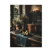 Moody Farmhouse Kitchen Still Life Wall Art & Canvas Print