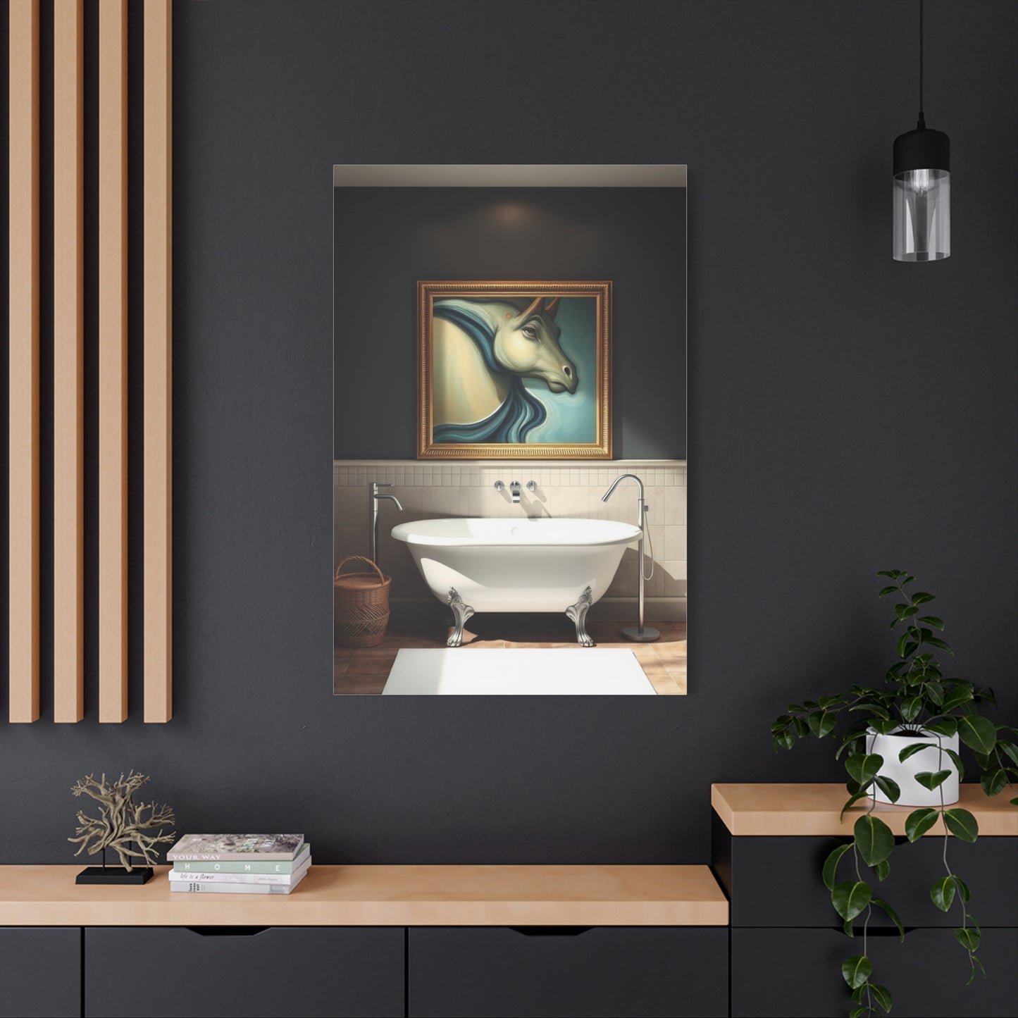 Serene Splash Artistry Wall Art & Canvas Print