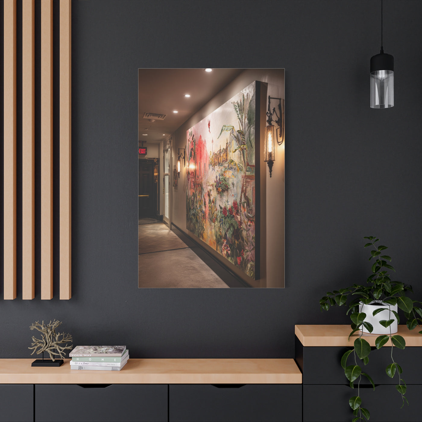 Whimsical Fantasy Garden Artwork Wall Art & Canvas Print