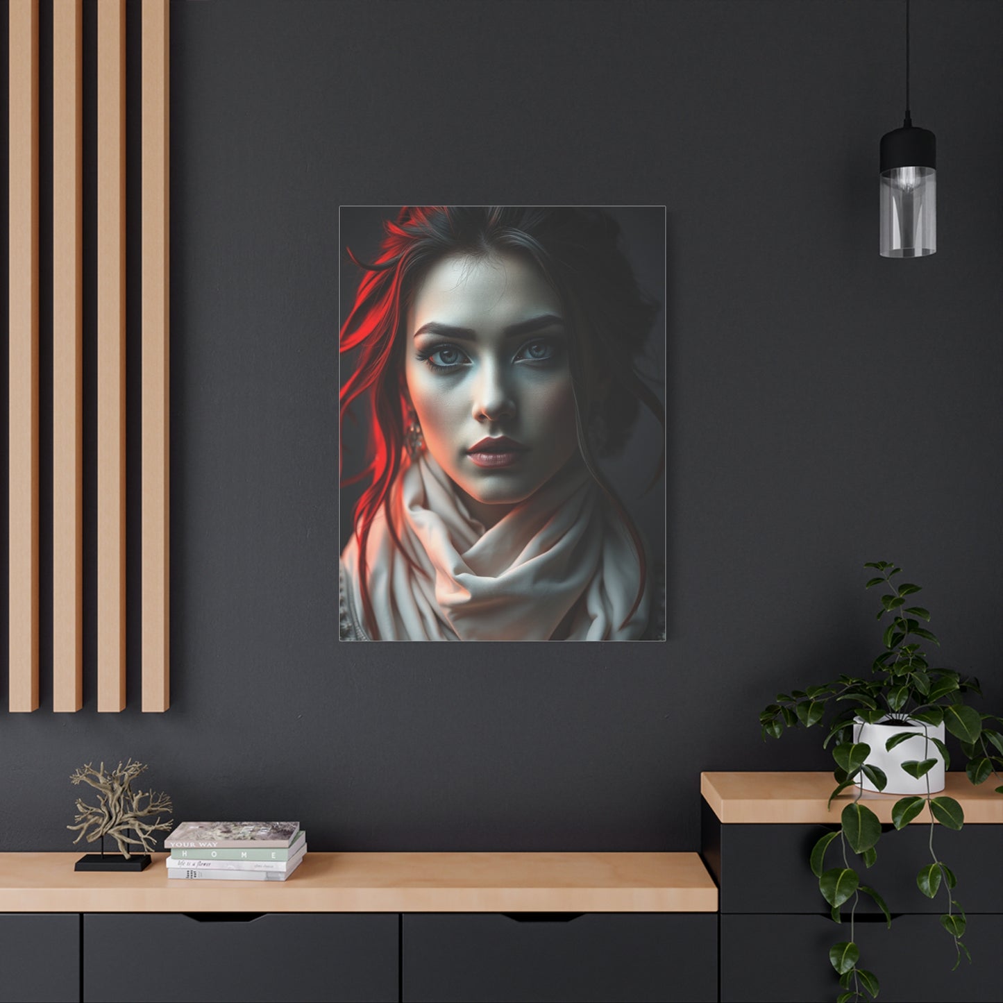 Supreme Black, White & Red Art Beautiful Collection Wall Art & Canvas Print