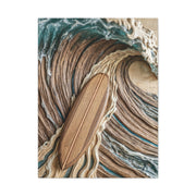 Surfboard Carved Barrel Wave Perspective Wall Art & Canvas Print