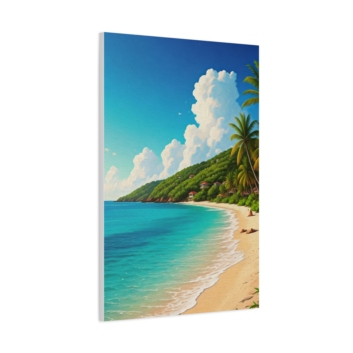 Sunlit Island Shore Retreat Wall Art & Canvas Prints