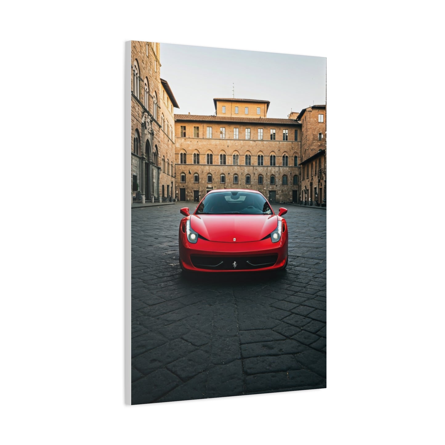 Ferrari 458 Italia Florence Piazza Wall Art & Canvas Prints