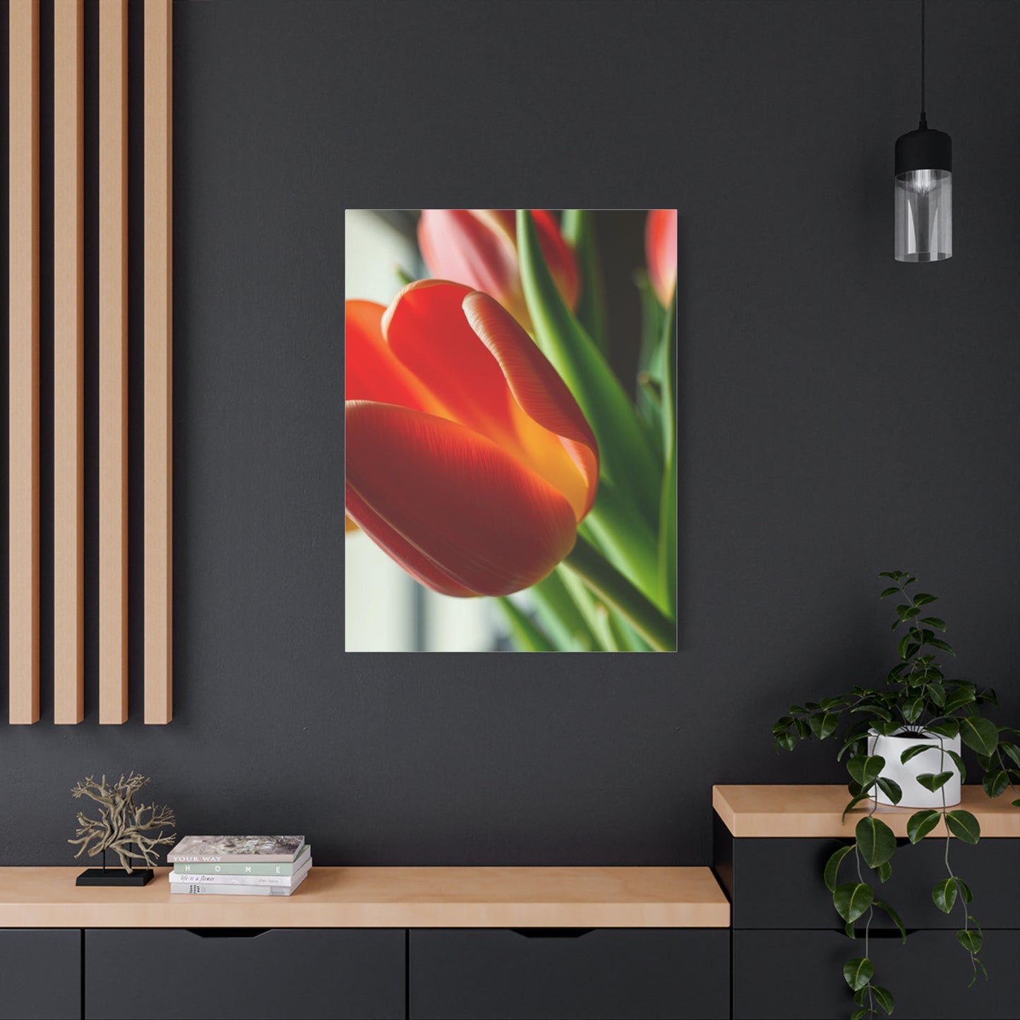Supreme Tulip Flower Art Beautiful Collection Wall Art & Canvas Print