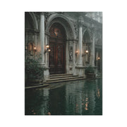 Venetian Palace Canal Entrance Wall Art & Canvas Print