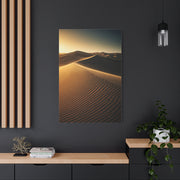Golden Desert Dunes Minimal Landscape Wall Art & Canvas Prints