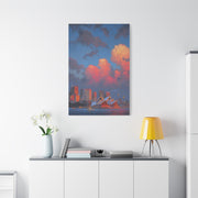 Sydney Opera House Sunset Skyline Wall Art & Canvas Print