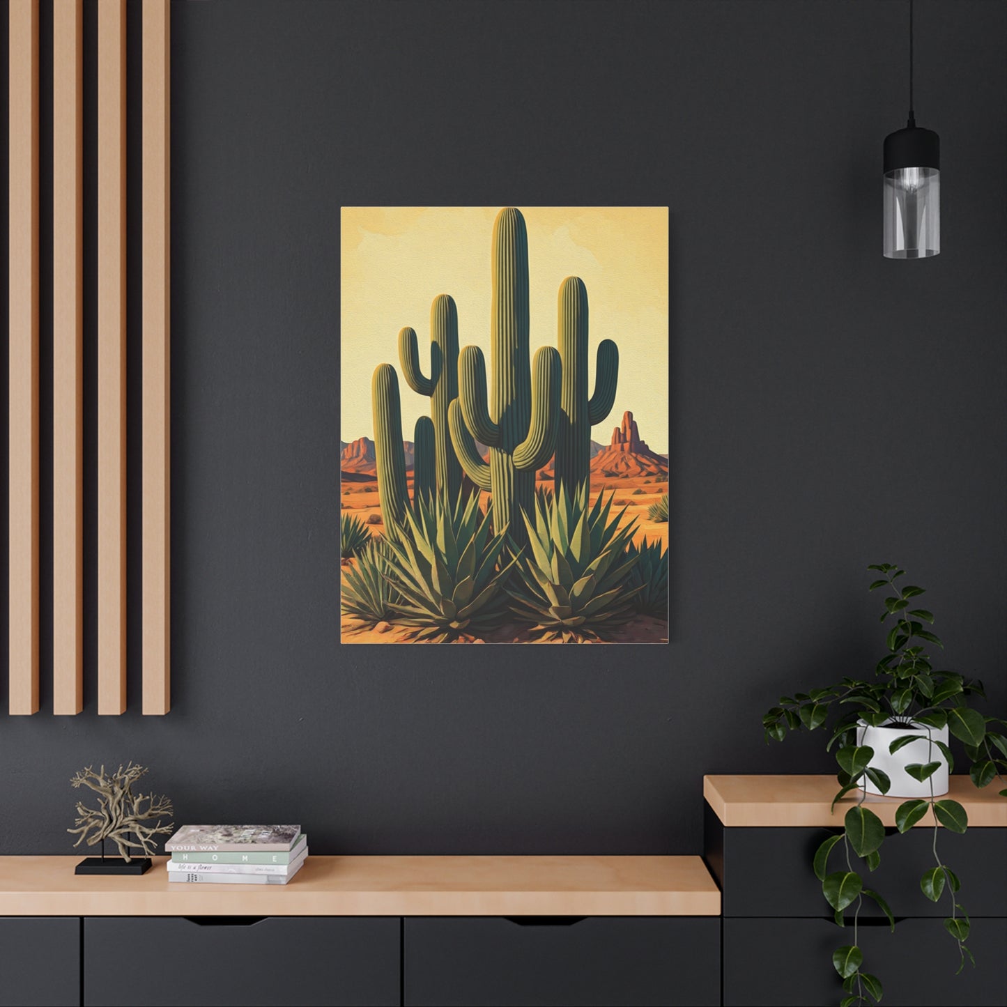 Southwestern Desert Cactus Garden Wall Art & Canvas Prints