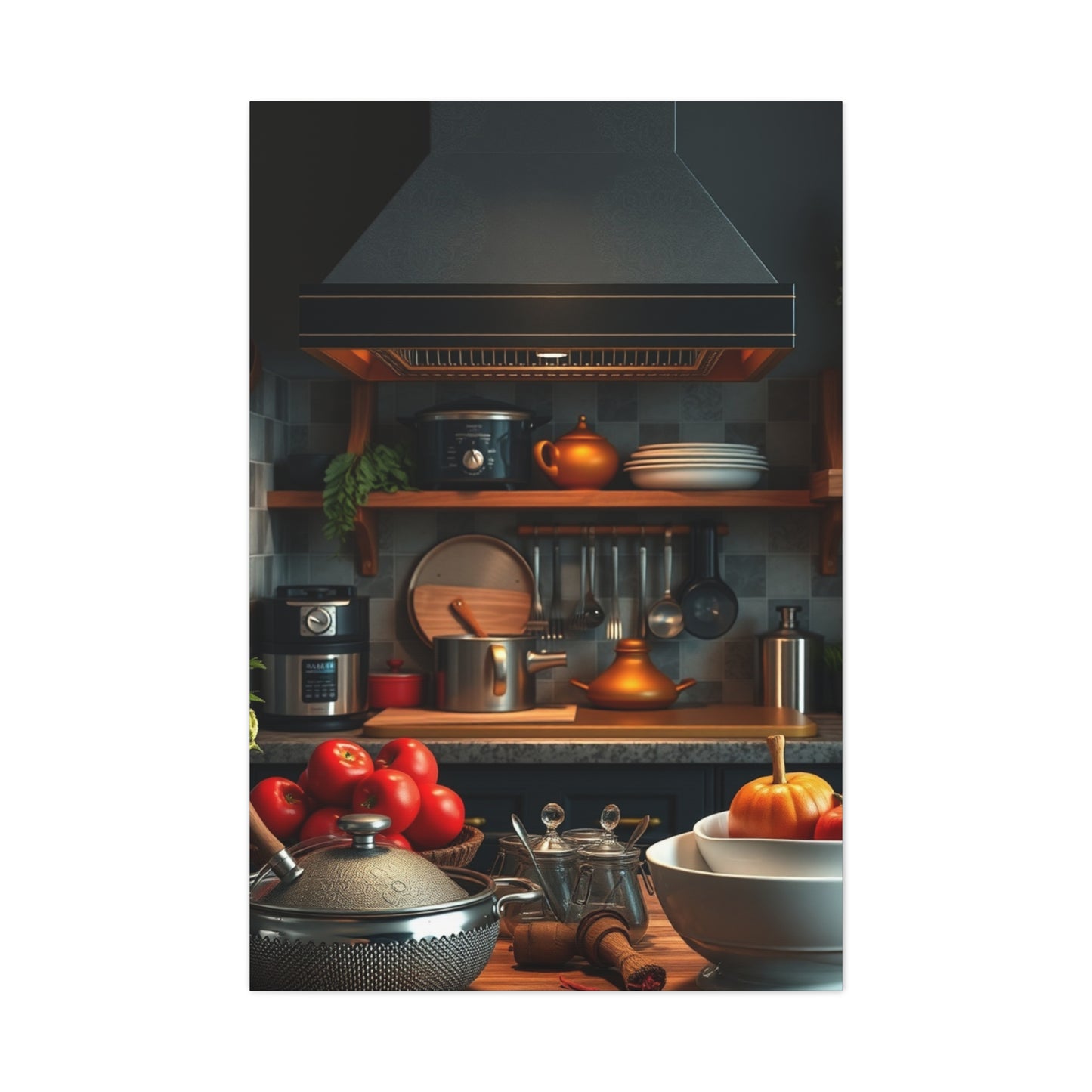 Gastronomic Artistry Display Wall Art & Canvas Print