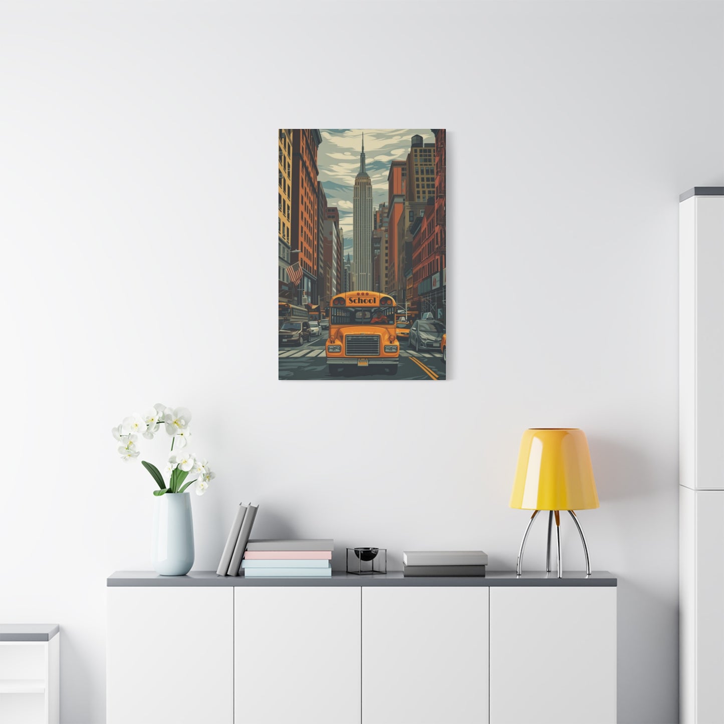 Bus Of New York City Wall Art & Canvas Prints