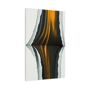 Vertical Gold Reflection Abstract Wall Art & Canvas Prints