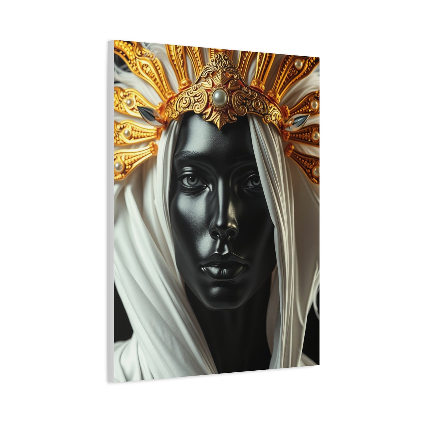 Supreme Collection Black White and Gold Art Wall Art & Canvas Print