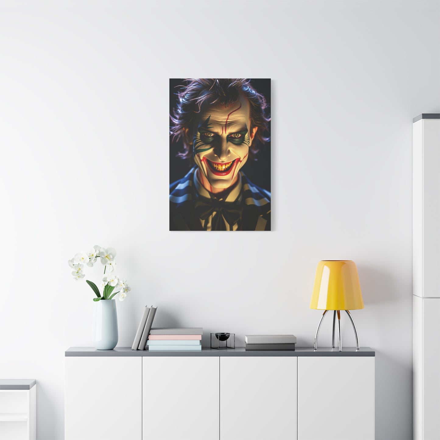 Beetlejuice (Film Series) Characters Art Luxury Canvas Wall Art & Canvas Print