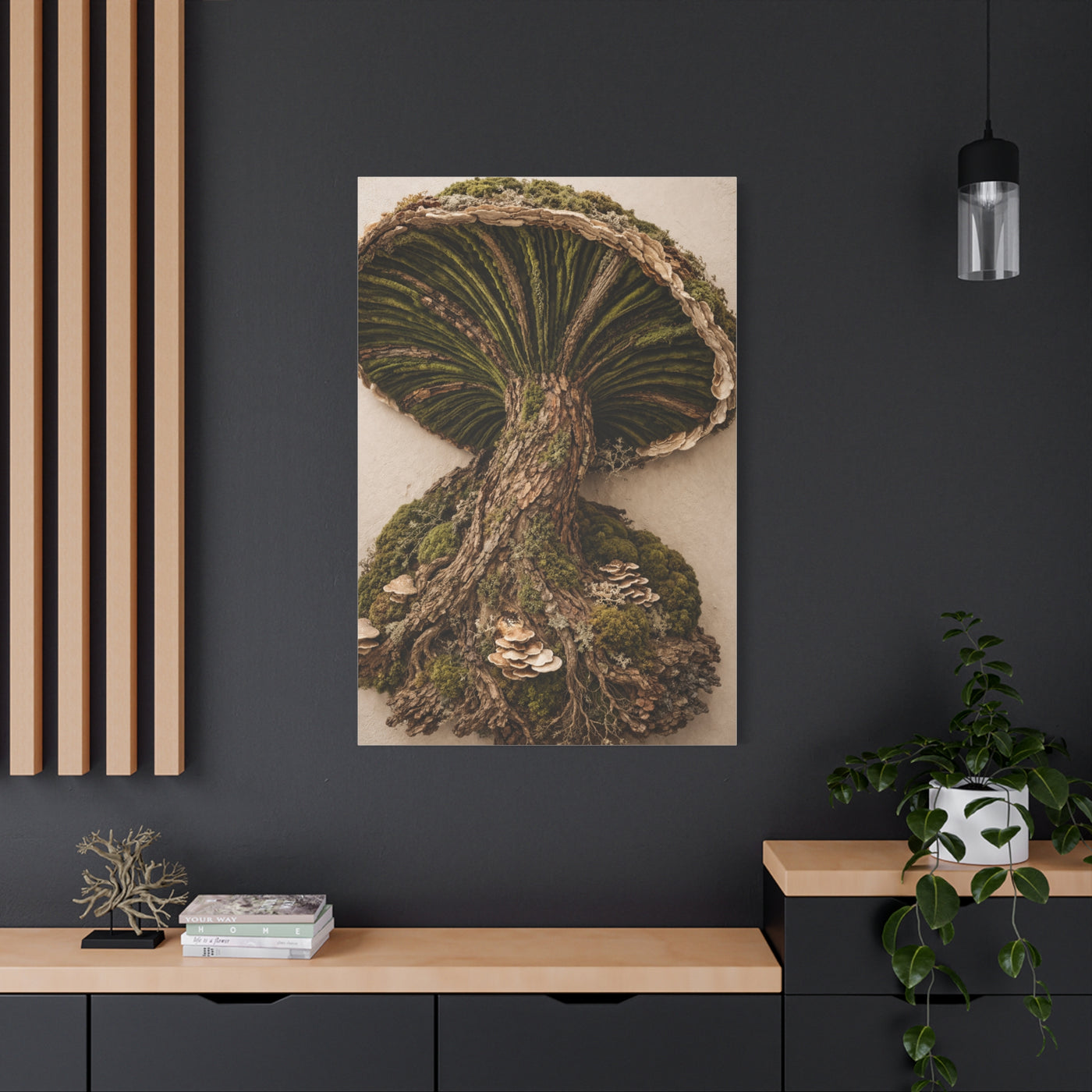 Giant Forest Biophilic Relief Sculpture Wall Art & Canvas Print