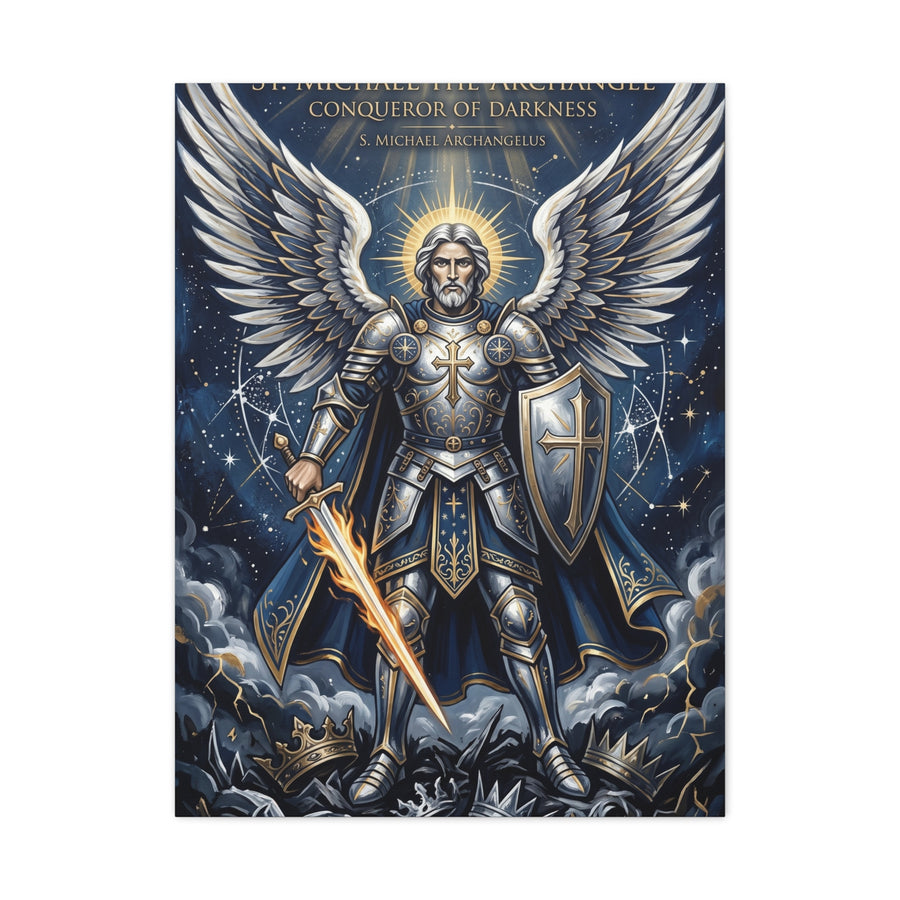 St. Michael the Archangel Celestial Warrior Wall Art & Canvas Print