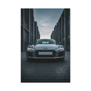 Audi R8 Berlin Minimalist Street Frame Wall Art & Canvas Prints