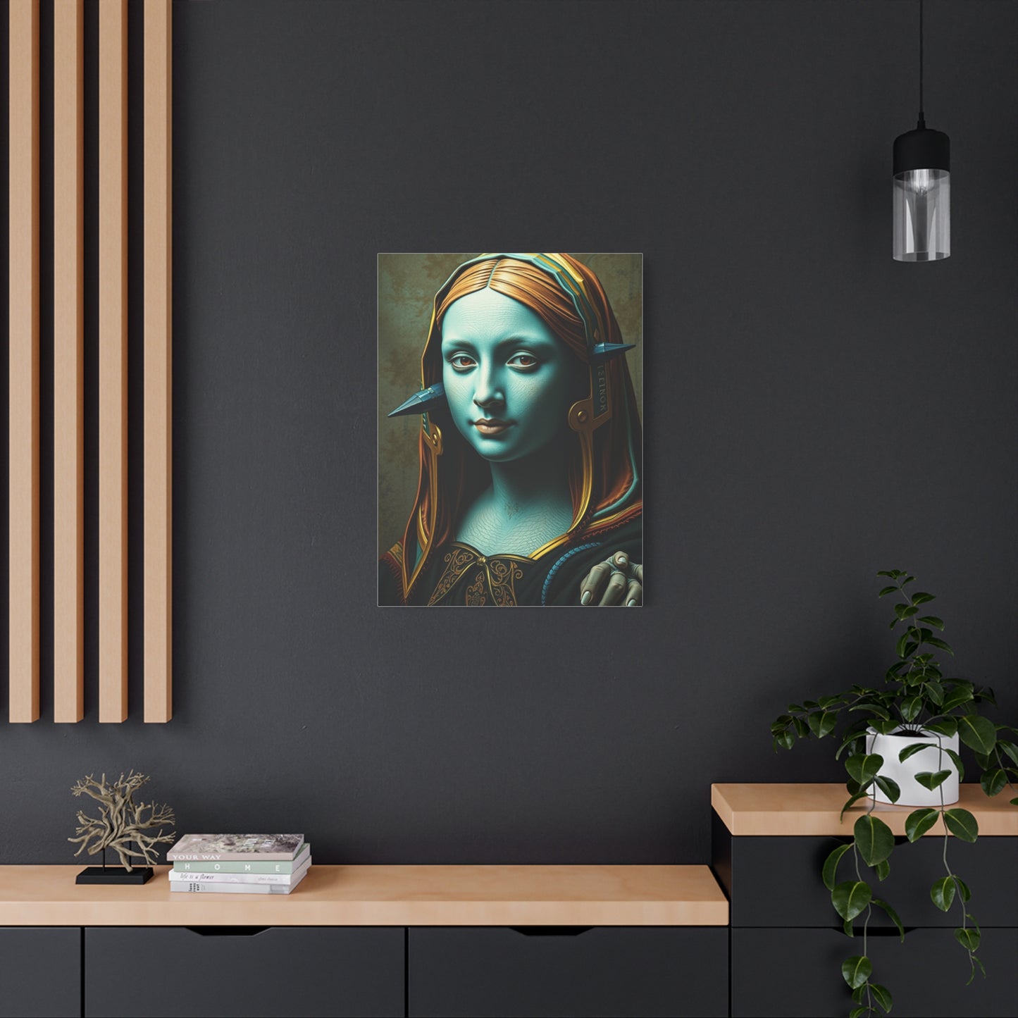Majestic Figure Tapestry Wall Art & Canvas Print