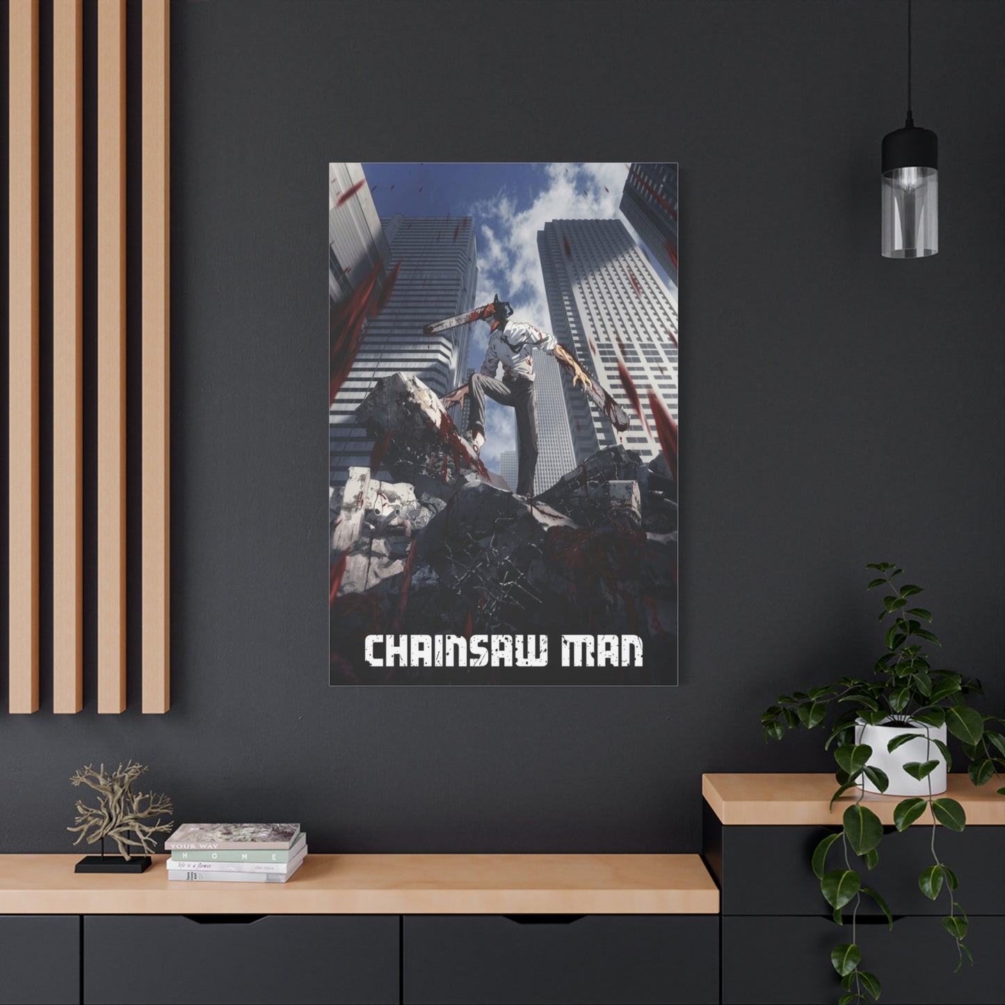 Chainsaw Man Poster Wall Art & Canvas Print