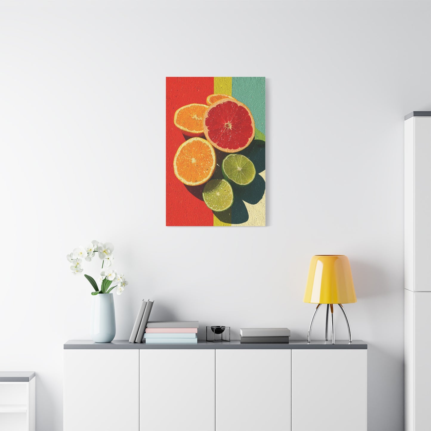 Citrus Pop Art Kitchen Composition Wall Art & Canvas Print