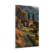 Tuscan Green Olive Grove Landscape Wall Art & Canvas Print