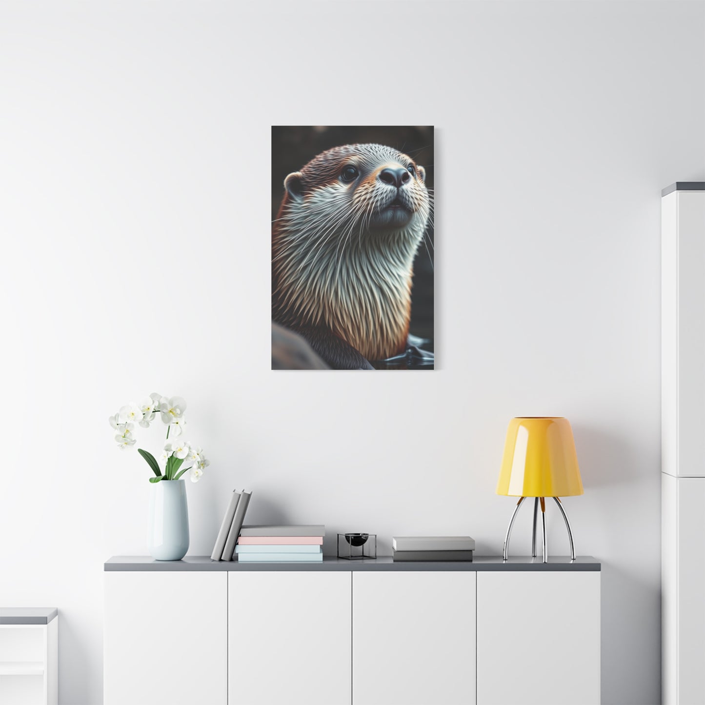 Supreme Otter Art Beautiful Collection Wall Art & Canvas Print