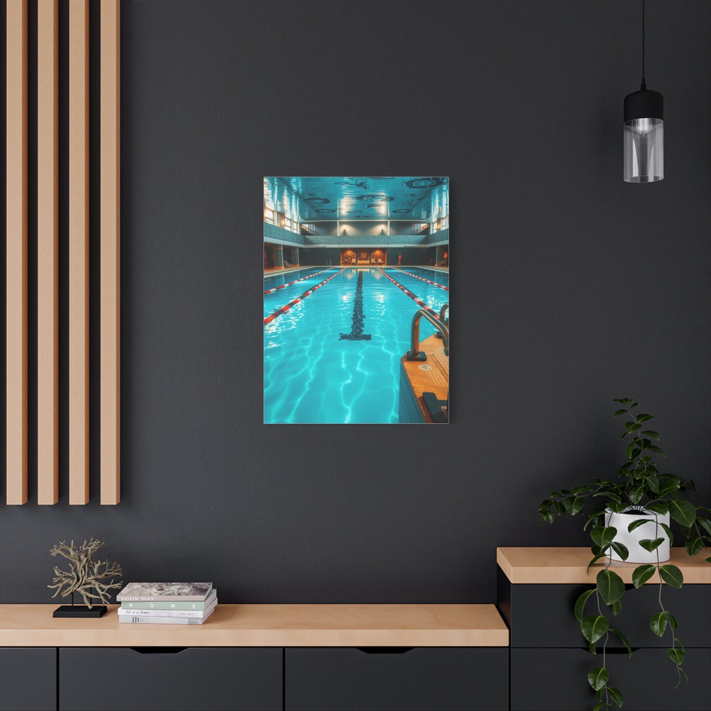 Vision Swimming Pool Art Art Wall Art & Canvas Print
