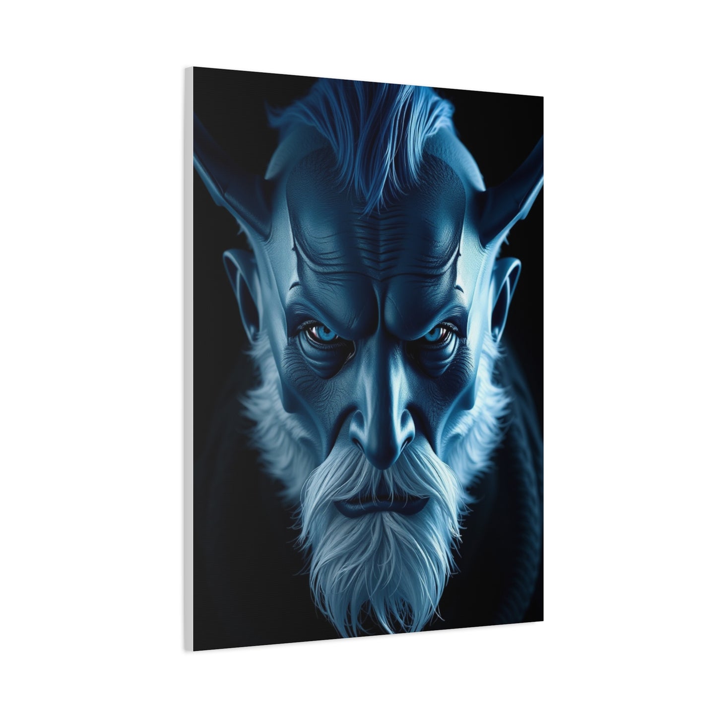 Vision Navy Blue Art Art Wall Art & Canvas Print