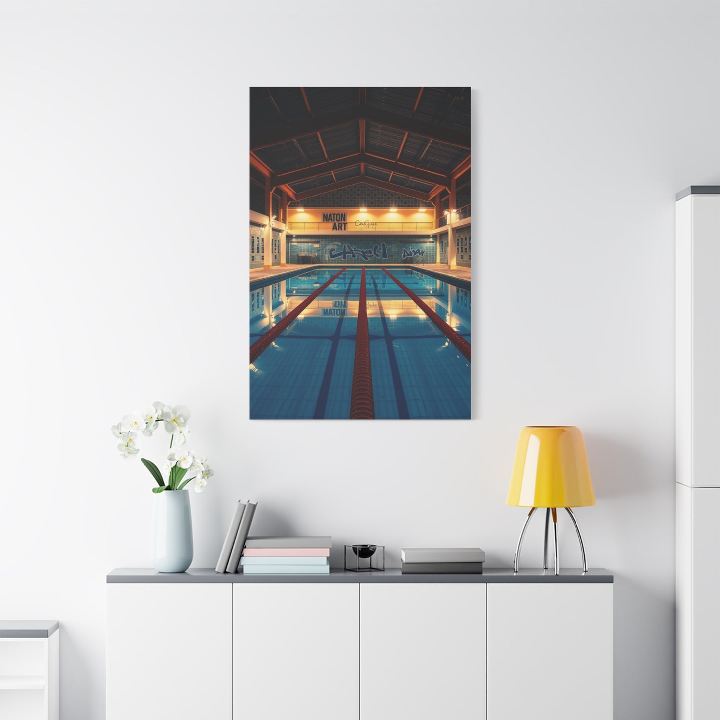 Swimming Pool Art Supreme Canvas Wall Art & Canvas Print