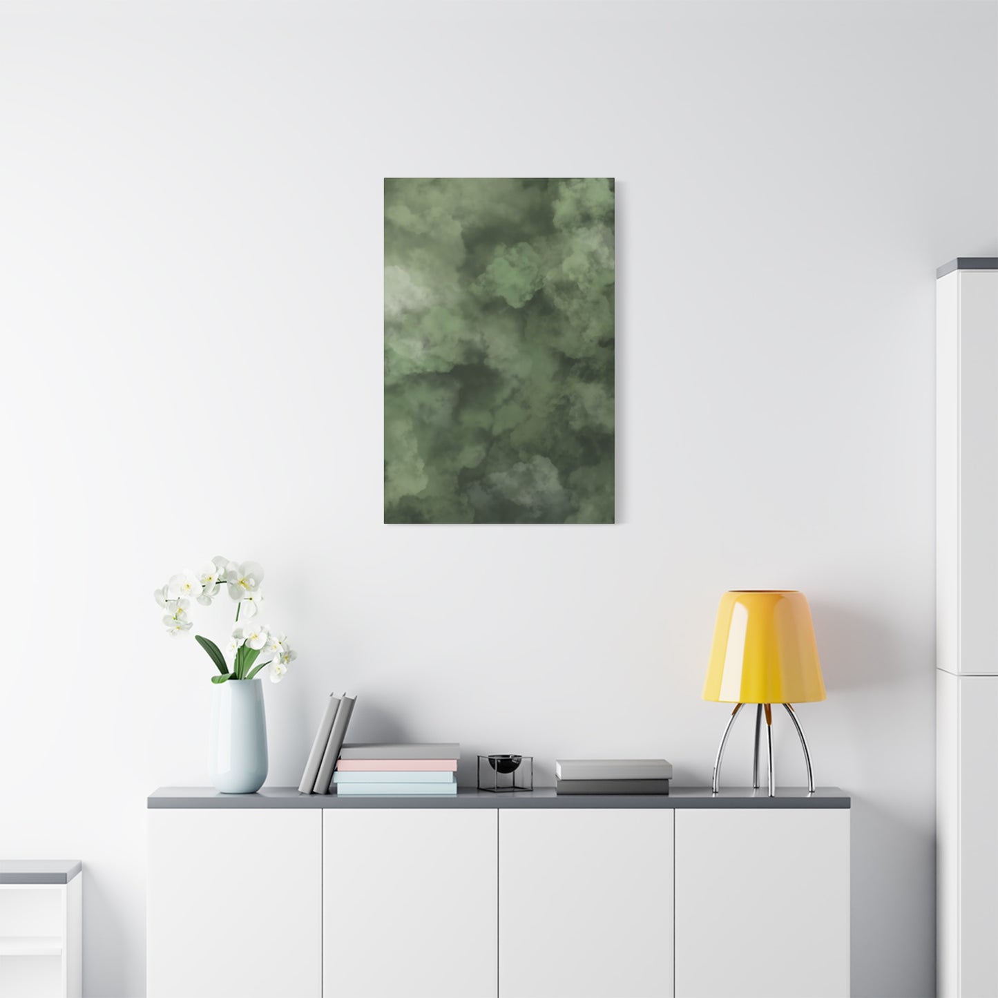 Olive Green Smoke Prints Wall Art & Canvas Prints