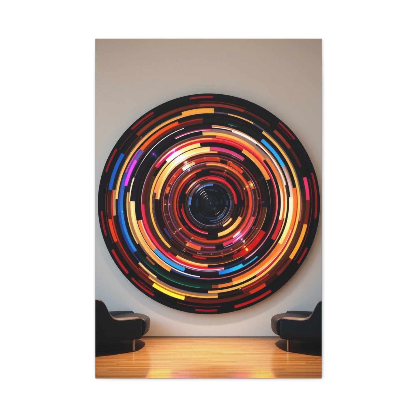 Supreme Circular Abstract Art Beautiful Collection Wall Art & Canvas Print