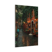 Italian Alley Evening Glow Wall Art & Canvas Print