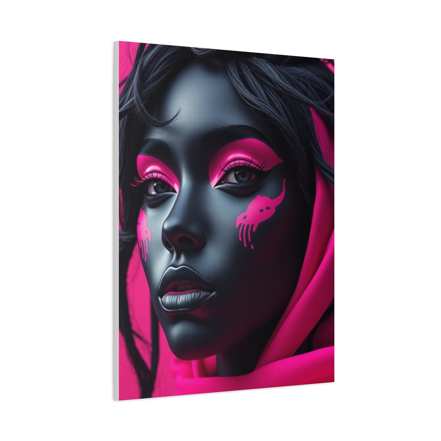 Supreme Black & Pink Art Collection Wall Art & Canvas Print