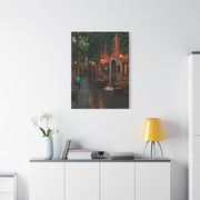 Italian Alley Evening Glow Wall Art & Canvas Print