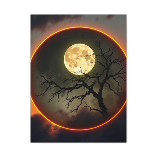 Moon Art Premium Canvas 19 Wall Art & Canvas Print