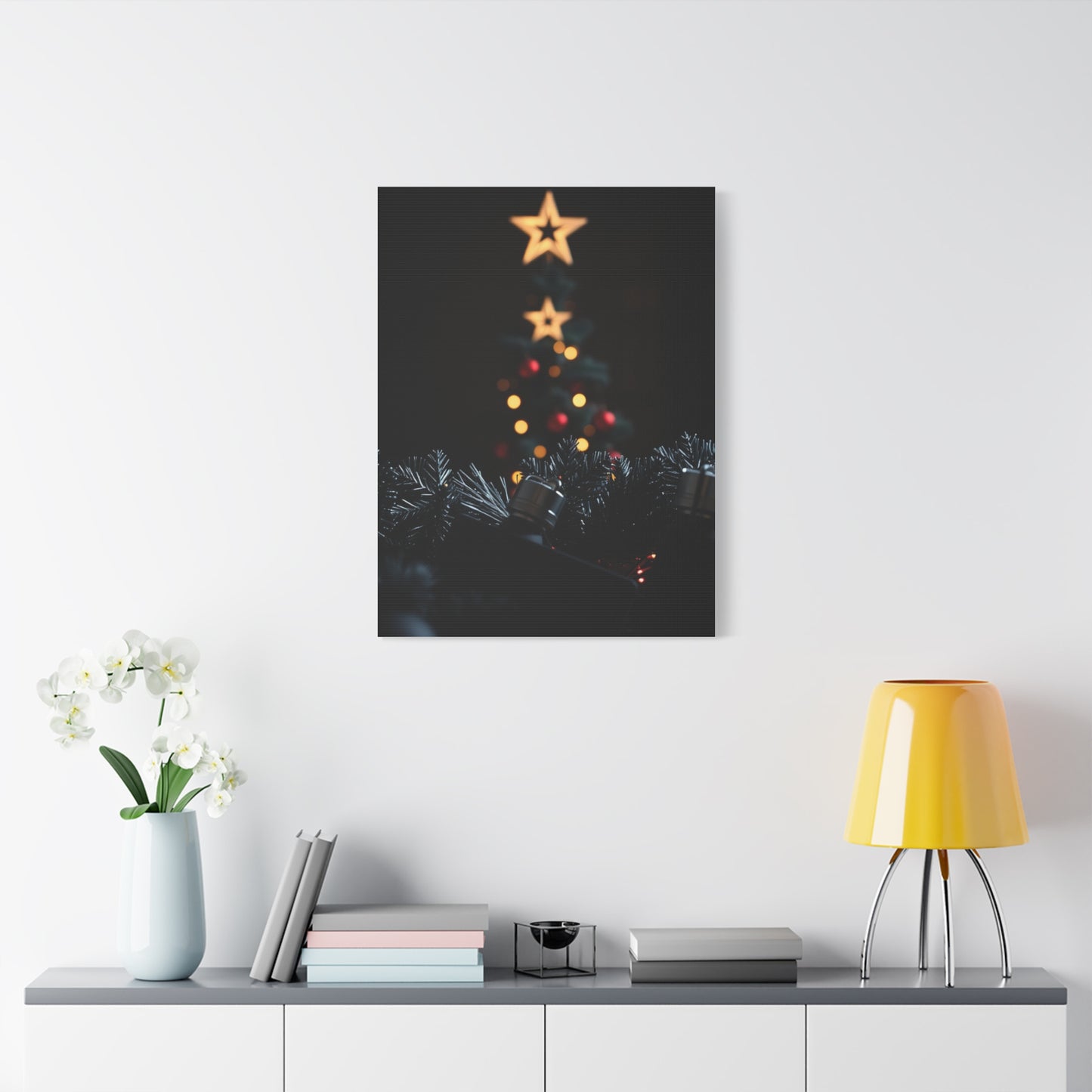 Elite Black Christmas Art Vision Wall Art & Canvas Print