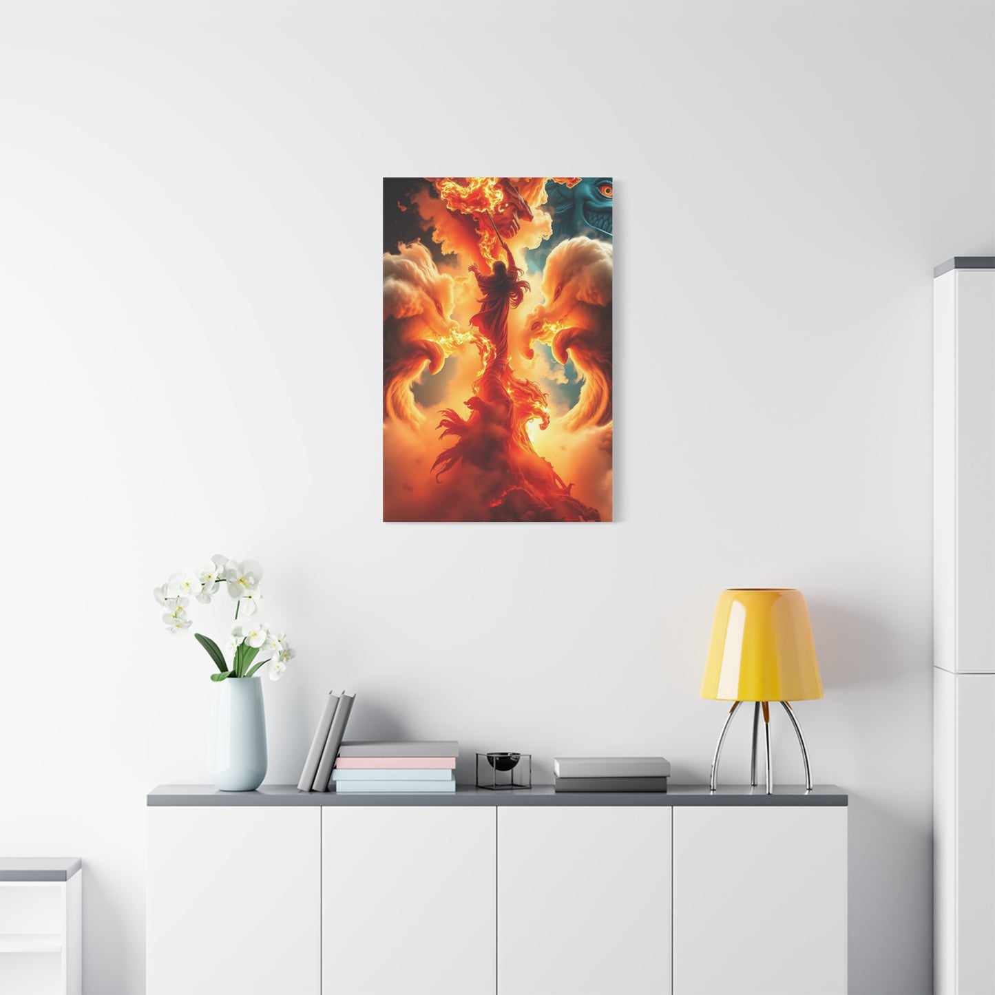 Upright Brilliance Artwork Wall Art & Canvas Print