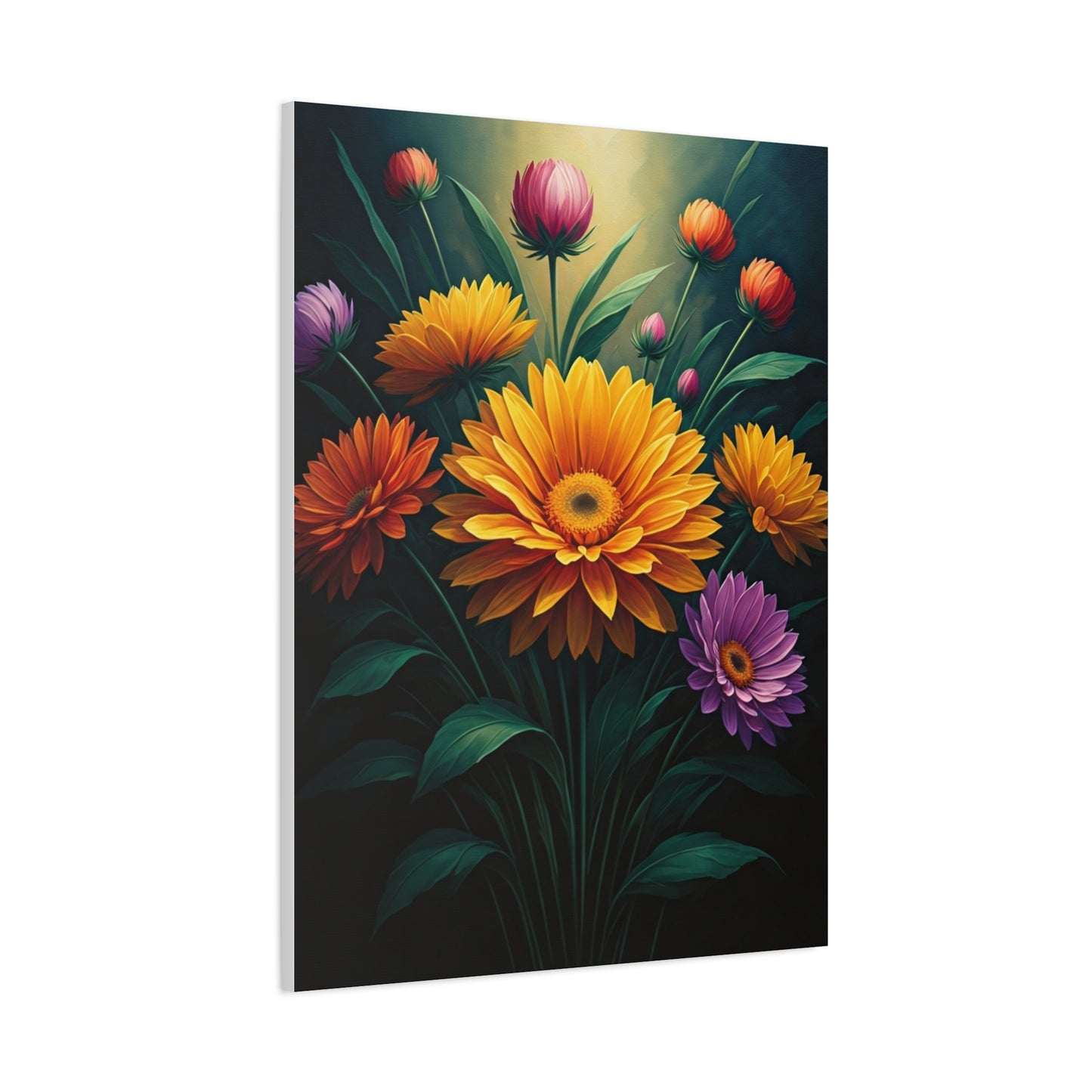 Golden Garden Radiance Wall Art & Canvas Print